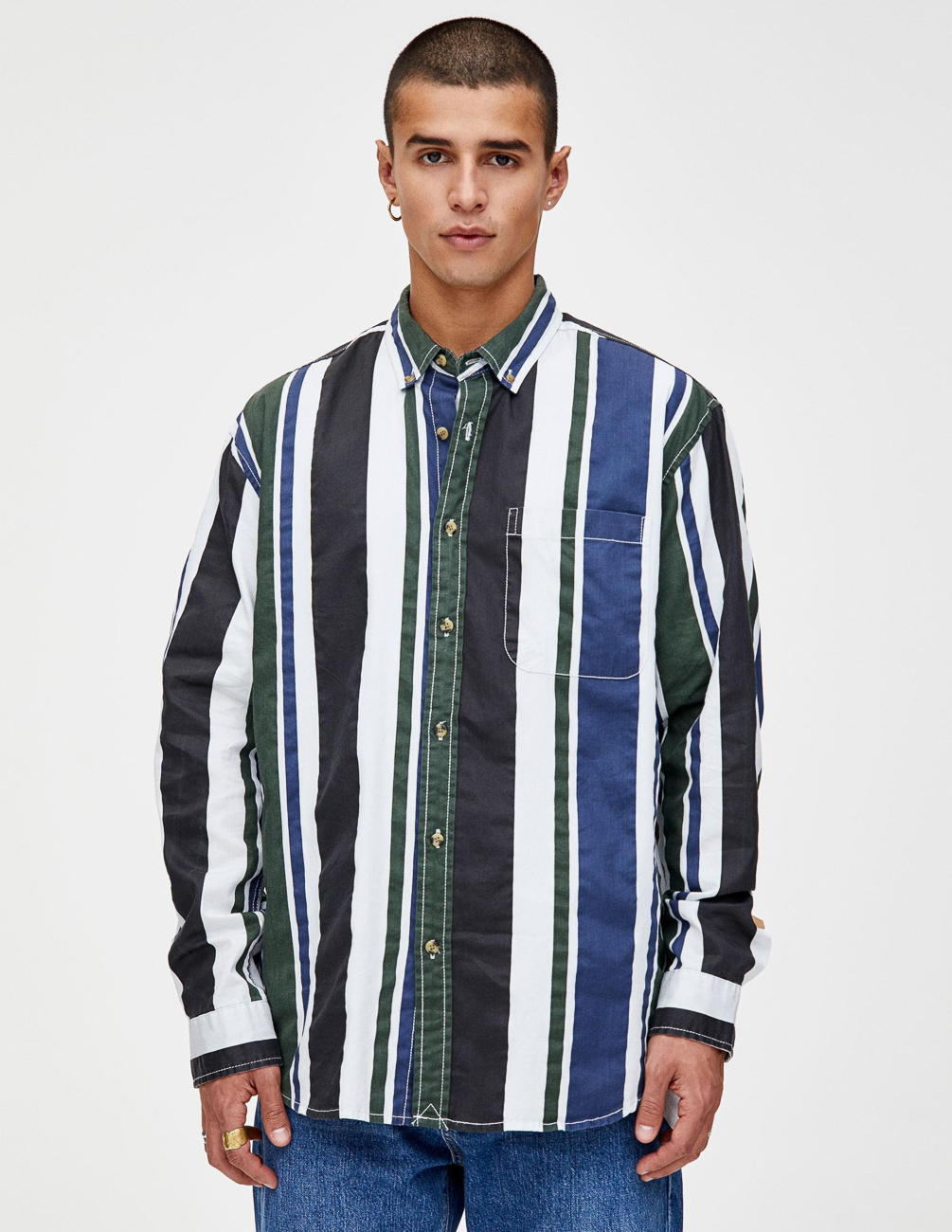 

Рубашка д/р PULL & BEAR М0117964 (5470/527/505) цвет разноцветный, Рубашка д/р PULL & BEAR М0117964 (5470/527/505) цвет разноцветный M