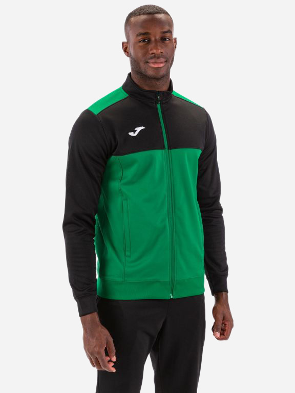 

Спортивная кофта Joma Winner 101008.401-M  Черная с зеленым, Спортивная кофта Joma Winner 101008.401-M L Черная с зеленым