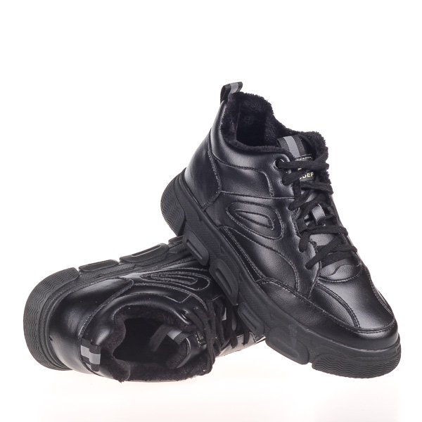 

Кеды женские зима Loris Bottega 00-00021873 Черный р.37 (23 см.)