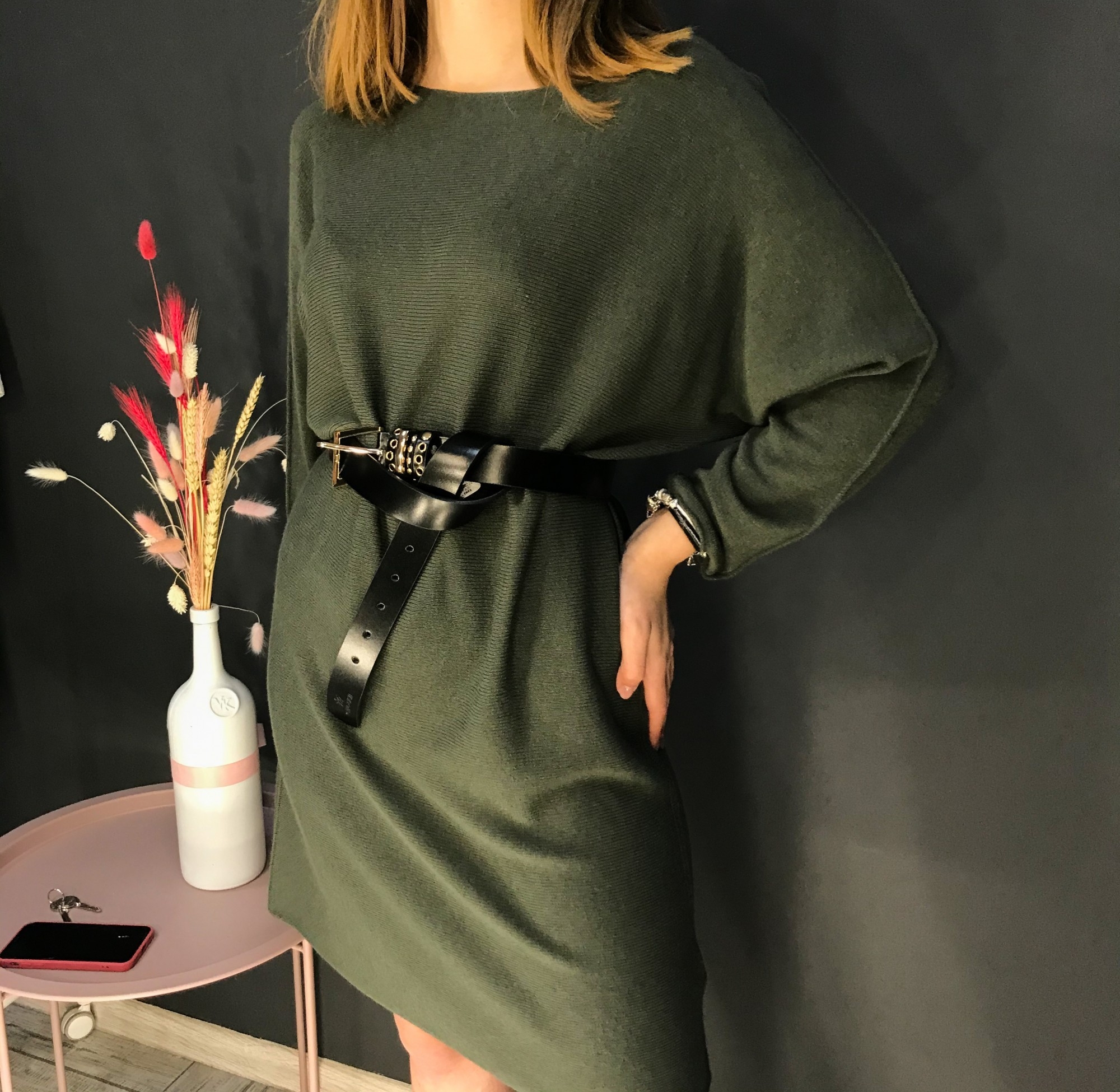 

Платье женское Bon Bon 107736  хаки 0485, Платье женское Bon Bon 107736 M хаки 0485
