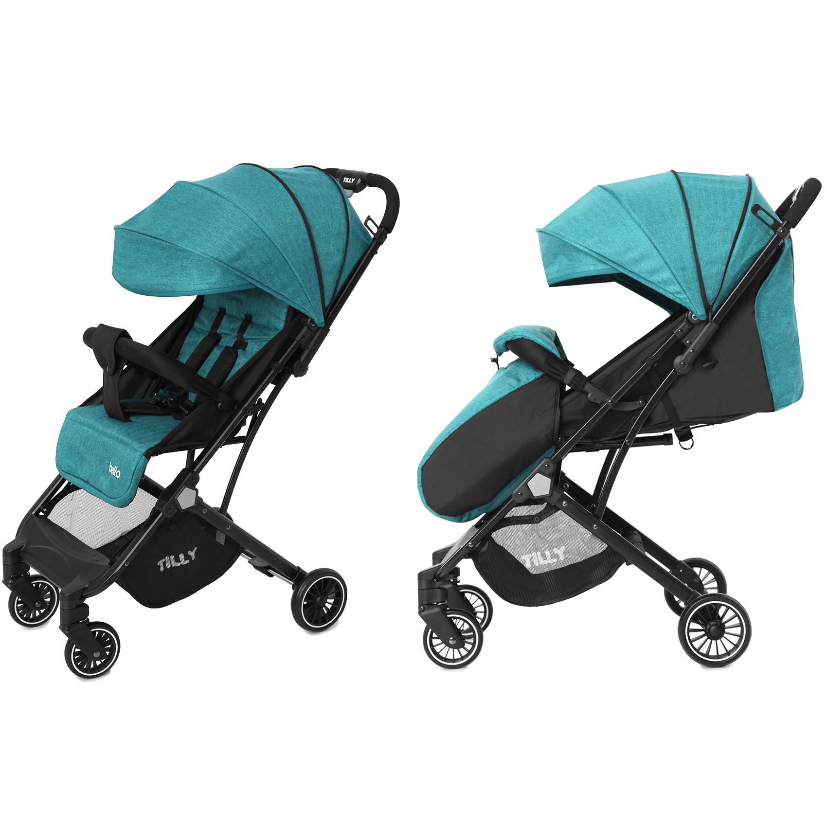 

Коляска прогулочная Tilly Bella T-163 Pear Green +дождевик S/1/