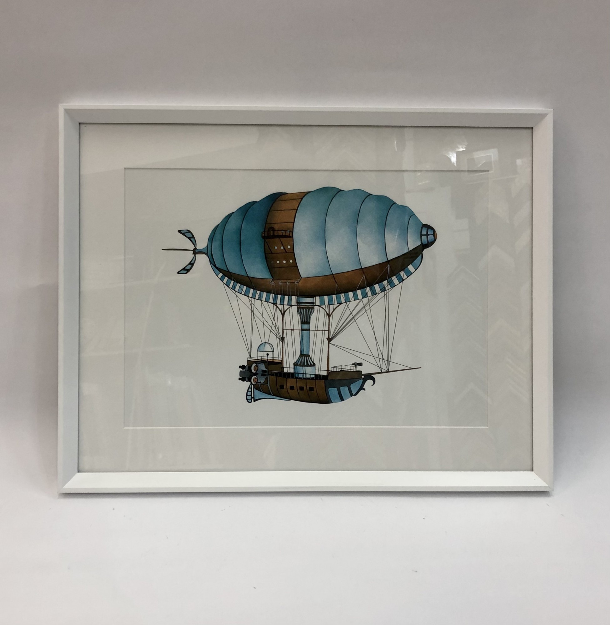 

Авторский постер "Дирижабль 1" 430х550 мм Frames Posters Decor