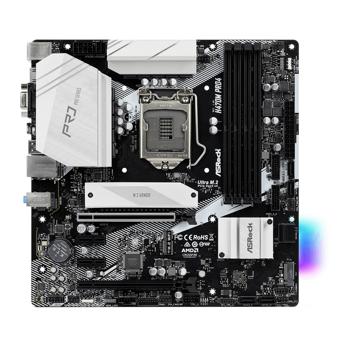 

Материнская плата ASRock H470M PRO4 (90-MXBCF0-A0UAYZ)