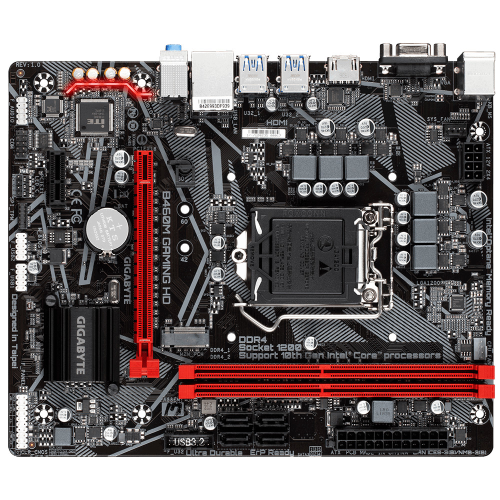 

Материнская плата Gigabyte B460M Gaming HD