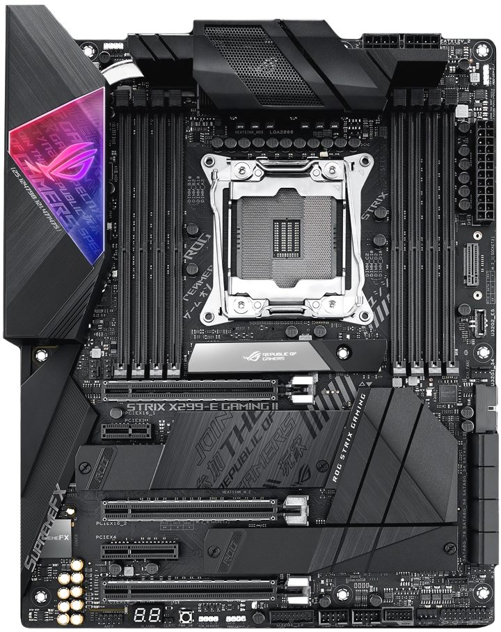 

Материнская плата Asus ROG STRIX X299 E-GAMING II (90MB11A0-M0EAY0)