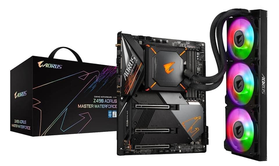 

Материнская плата Gigabyte Z490 AORUS MASTER WATERFORCE