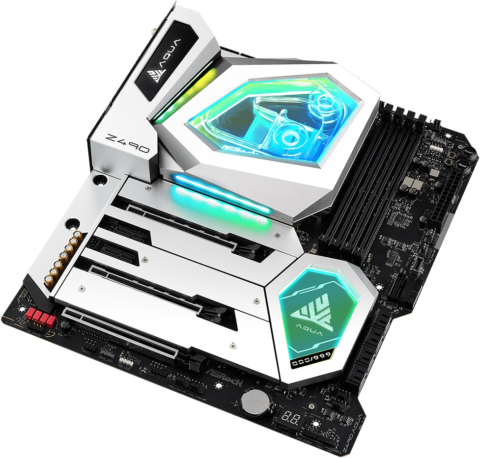 

Материнская плата ASRock Z490 AQUA