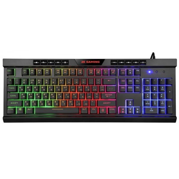 

Клавиатура 2E Gaming KG300UB LED Ukr (2E-KG300UB) Black USB