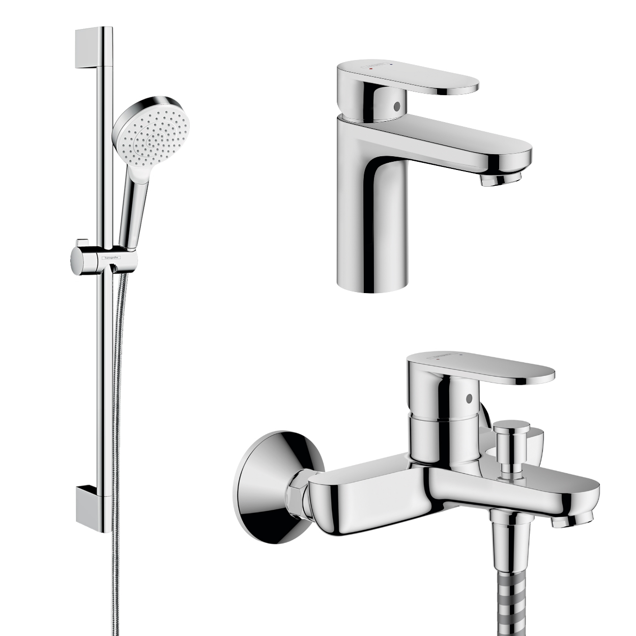 

Набор смесителей в ванную HANSGROHE VERNIS BLEND хром латунь 71551111