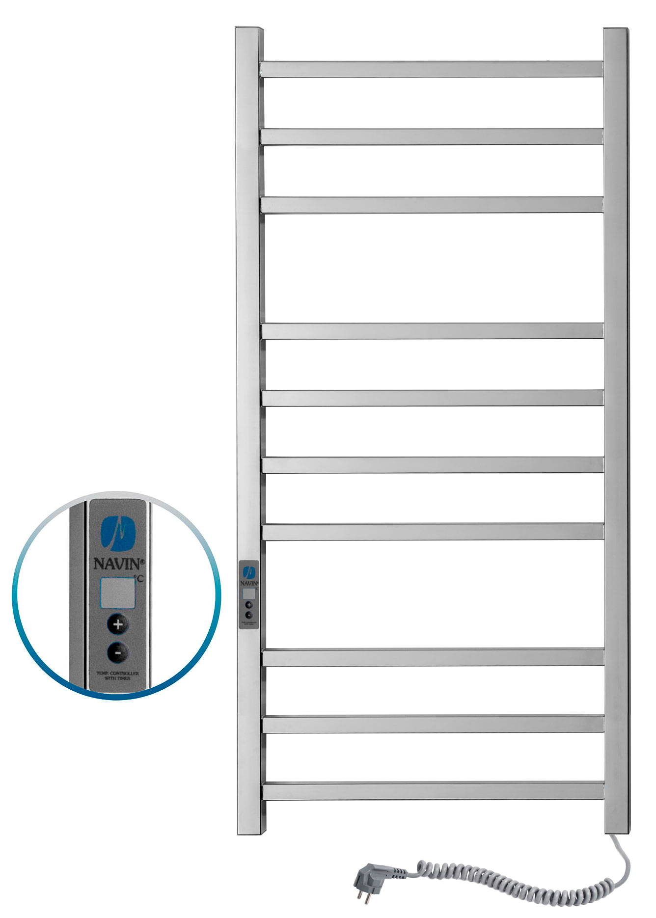 

Полотенцесушитель NAVIN Loft 500х1000 Digital правый 10-043052-5010