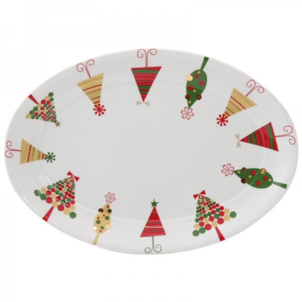

Блюдо овальное 35х25 см, белое,Spal, 31016405200, HAPPY HOLIDAYS