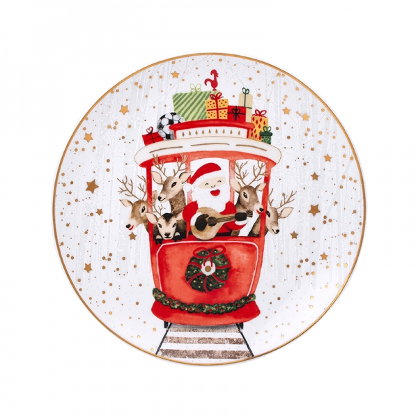 

Тарелка десертная 20 см, белая, Spal, 14012606805, CHRISTMAS BLISS