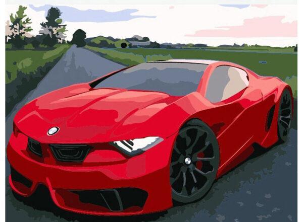 

Картина по номерам BrushMe GX7295 40*50 cм Спорткар