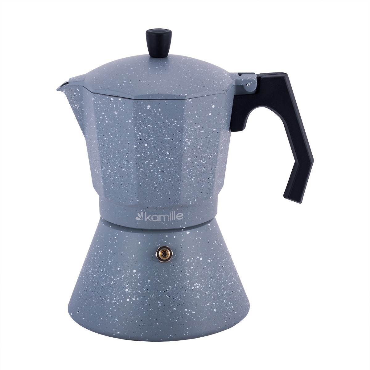 

Кофеварка гейзерная Kamille 600 мл из алюминия с индукционным дном KM 2519GR