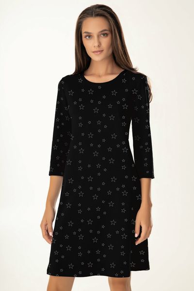 

Сорочка из хлопка Jasmine Albina  черно-серебряная 4506/52, Сорочка из хлопка Jasmine Albina L черно-серебряная 4506/52