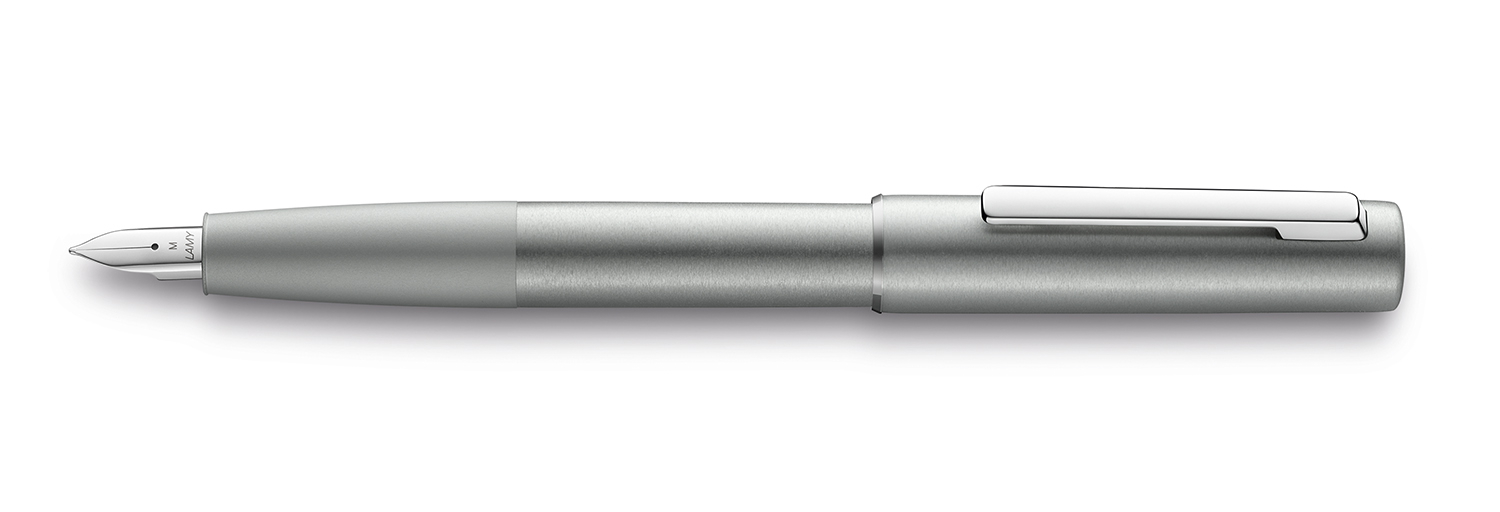

Чорнильна Ручка Lamy Aion Матовий Хром F / Чорнила T10 Сині [077] (4014519689164)