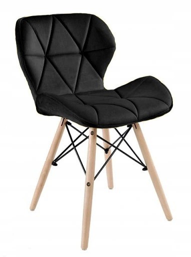 

Стул ROLLO Вельвет черный