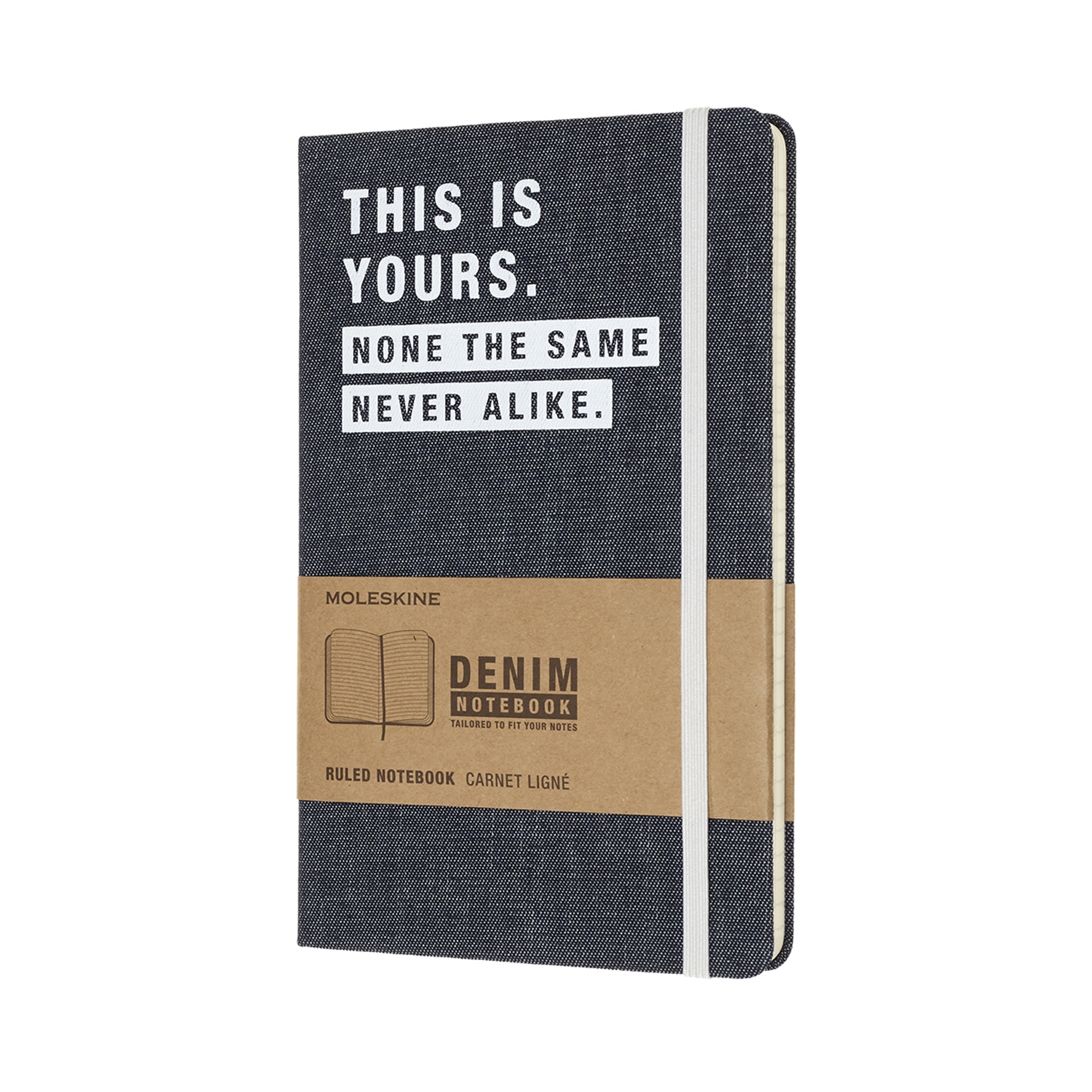 

Записник Moleskine Denim середній / Лінійка This Is Yours (8058341710722)