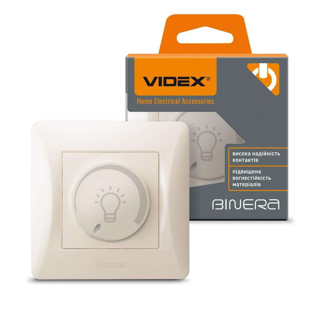 

VIDEX BINERA Диммер LED 200Вт кремовый