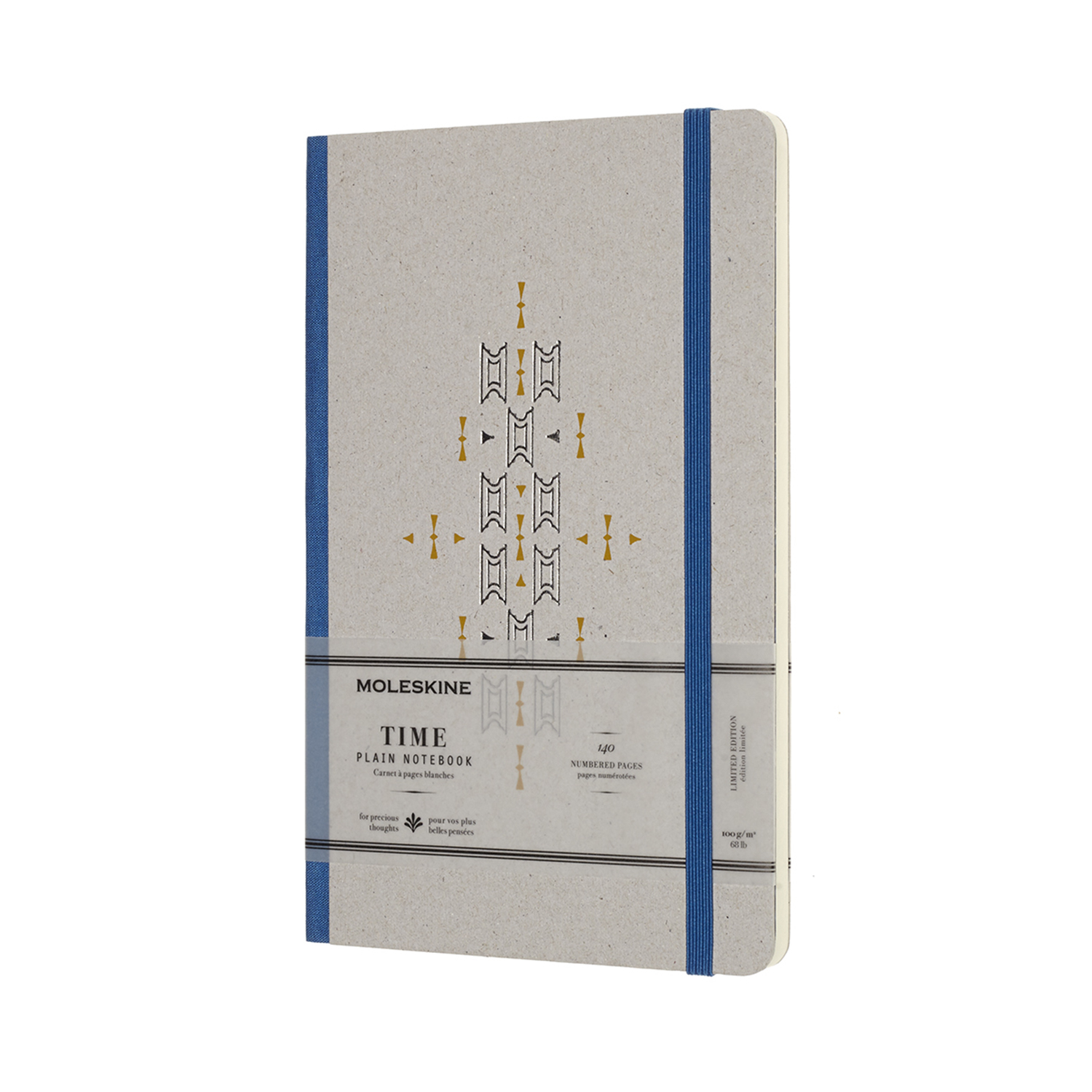 

Записник Moleskine Time середній / Нелінований Синій (8058341710784)