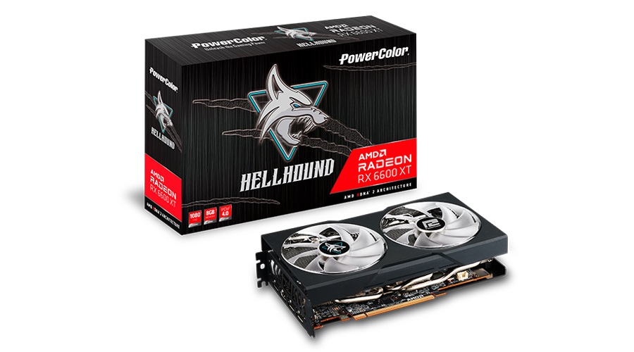 

Видеокарта PowerColor Radeon RX 6600 XT Hellhound (AXRX 6600XT 8GBD6-3DHL/OC)