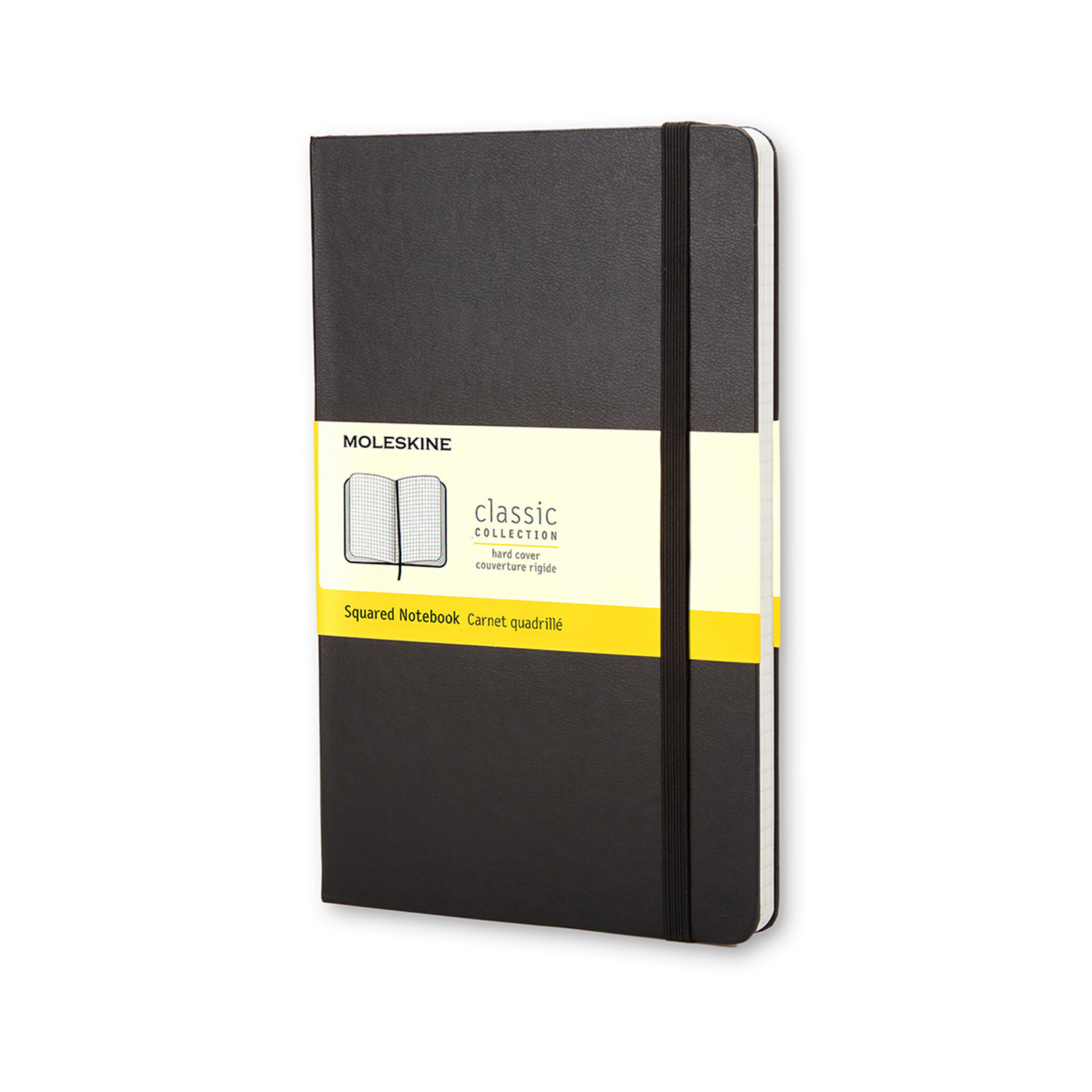 

Записник Moleskine Classic середній / Клітинка Чорний (9788883701139)