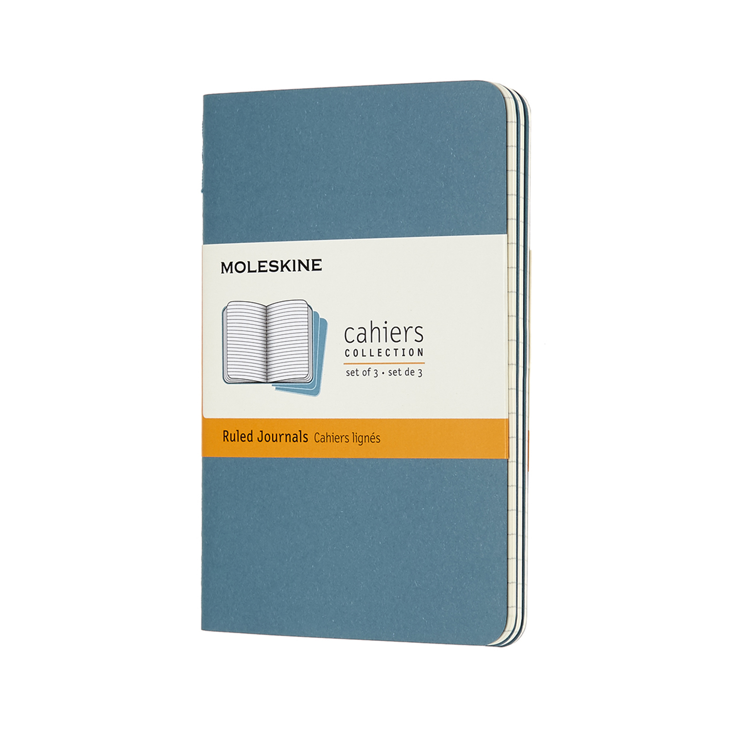 

Записник Moleskine Cahier кишеньковий / Лінійка Жвавий Блакитний (8058647629582)