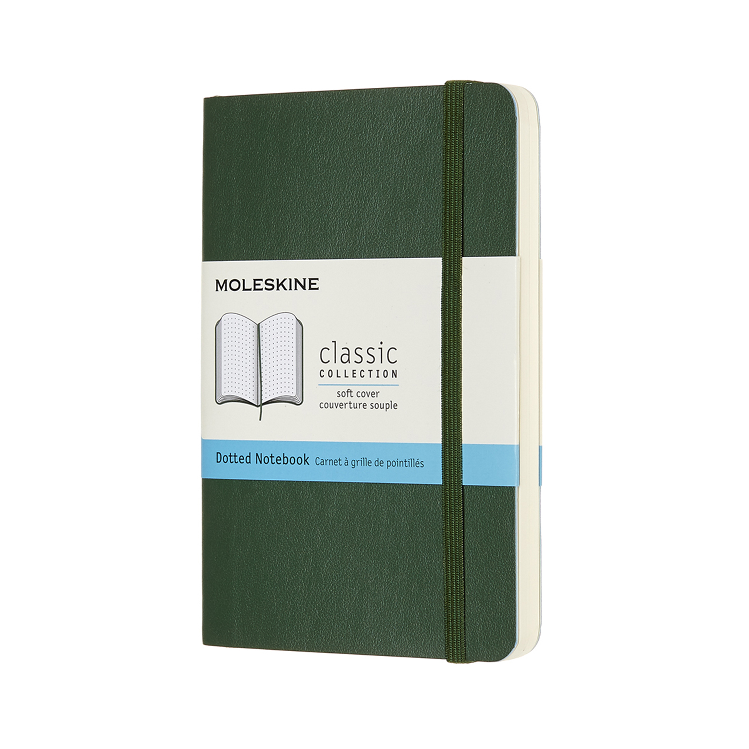 

Записник Moleskine Classic кишеньковий / Точка Миртовий Зелений М’який (8058647629179)