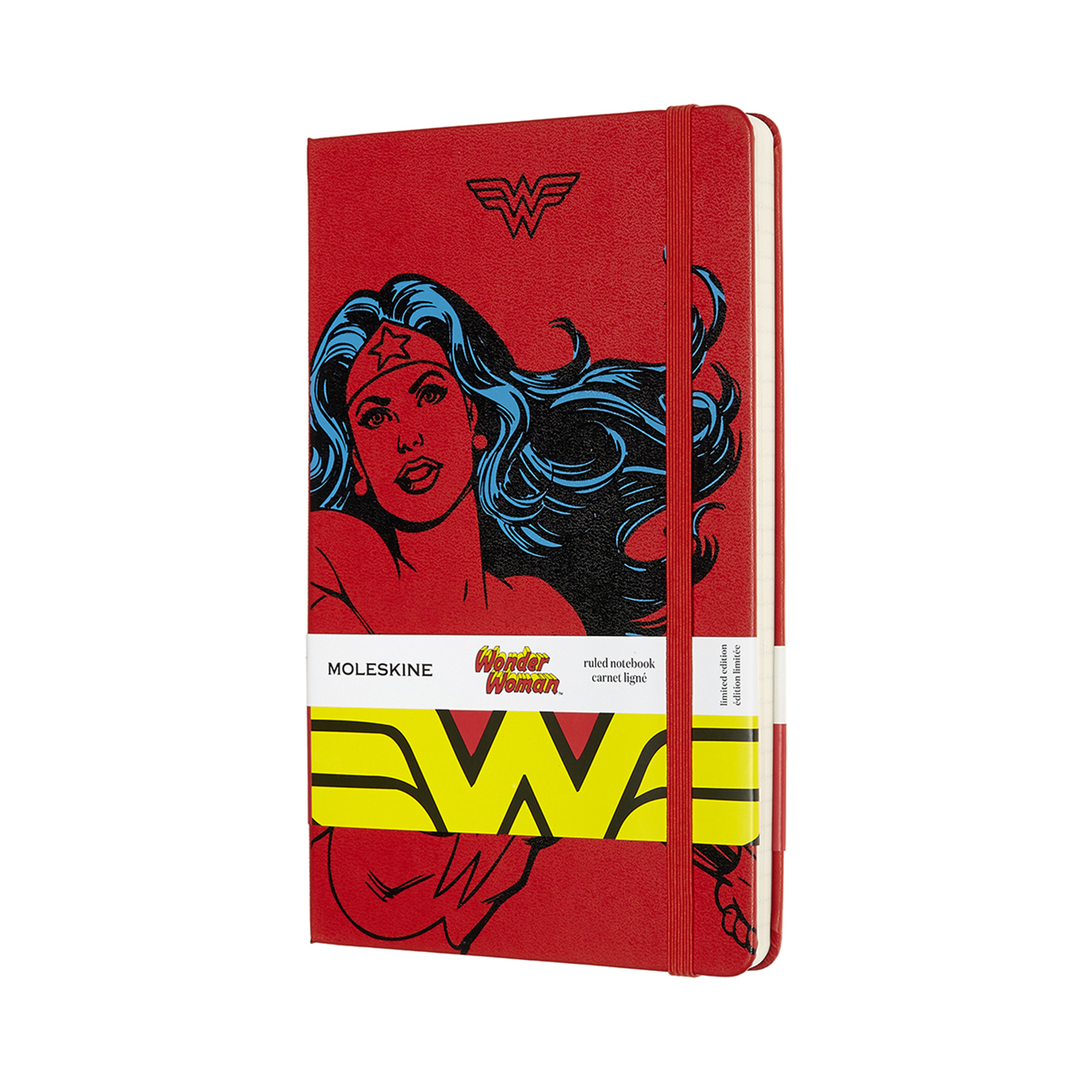 

Записник Moleskine Wonder Woman середній / Лінійка Червоний (8053853600493)