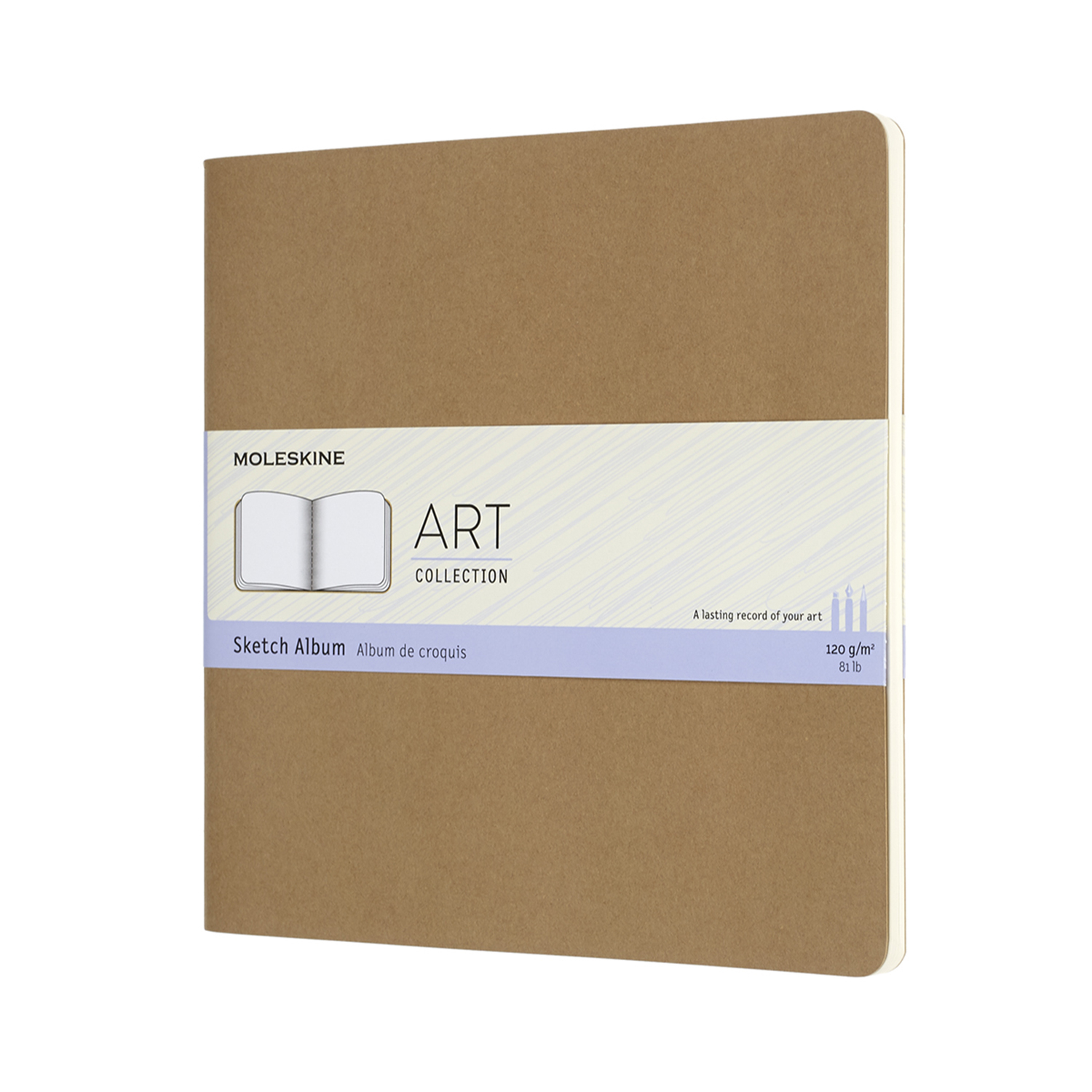 

Записник Moleskine Art Cahier квадратний / Для нарисів Беж (8058647626796)