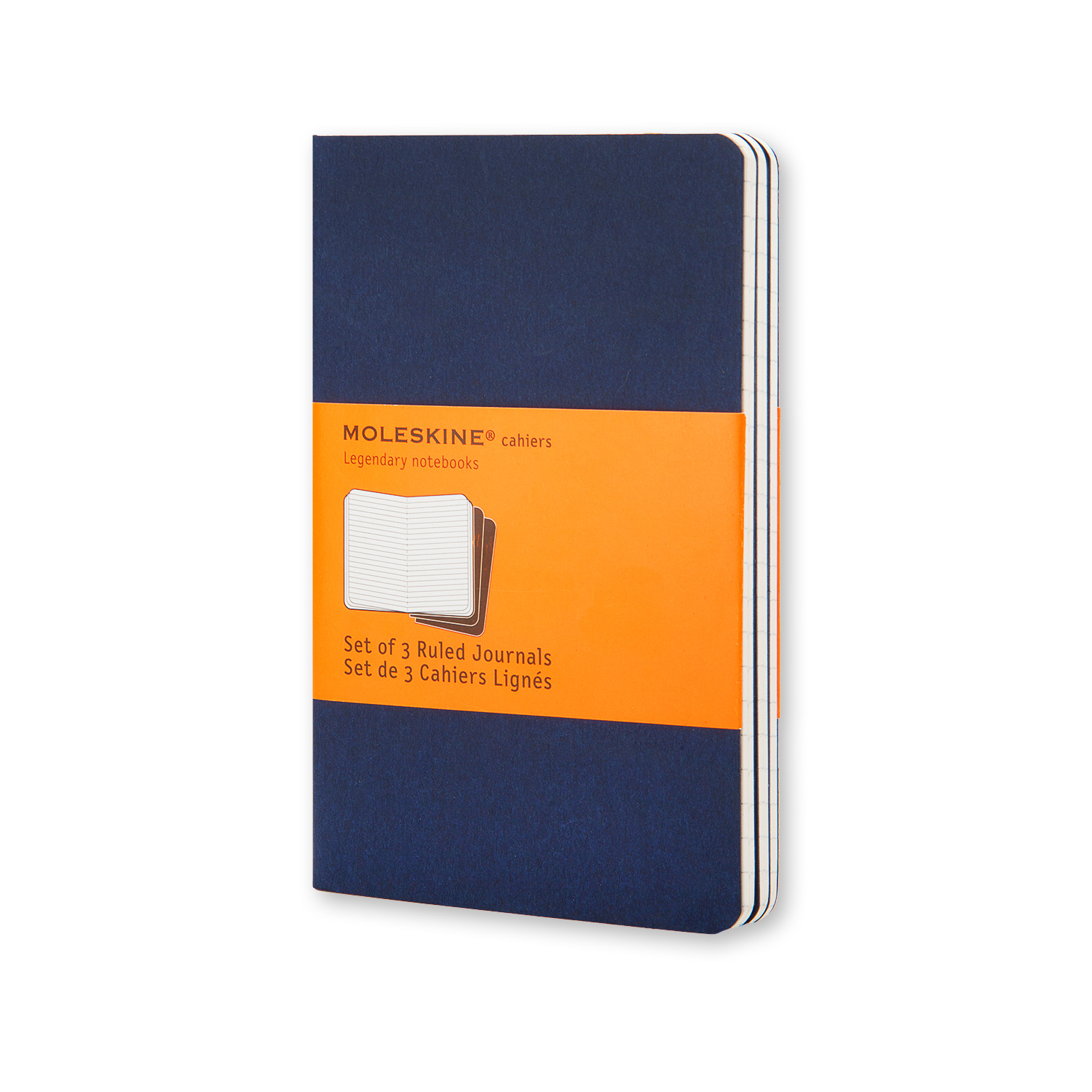 

Записник Moleskine Cahier кишеньковий / Лінійка Синій (9788862930987)