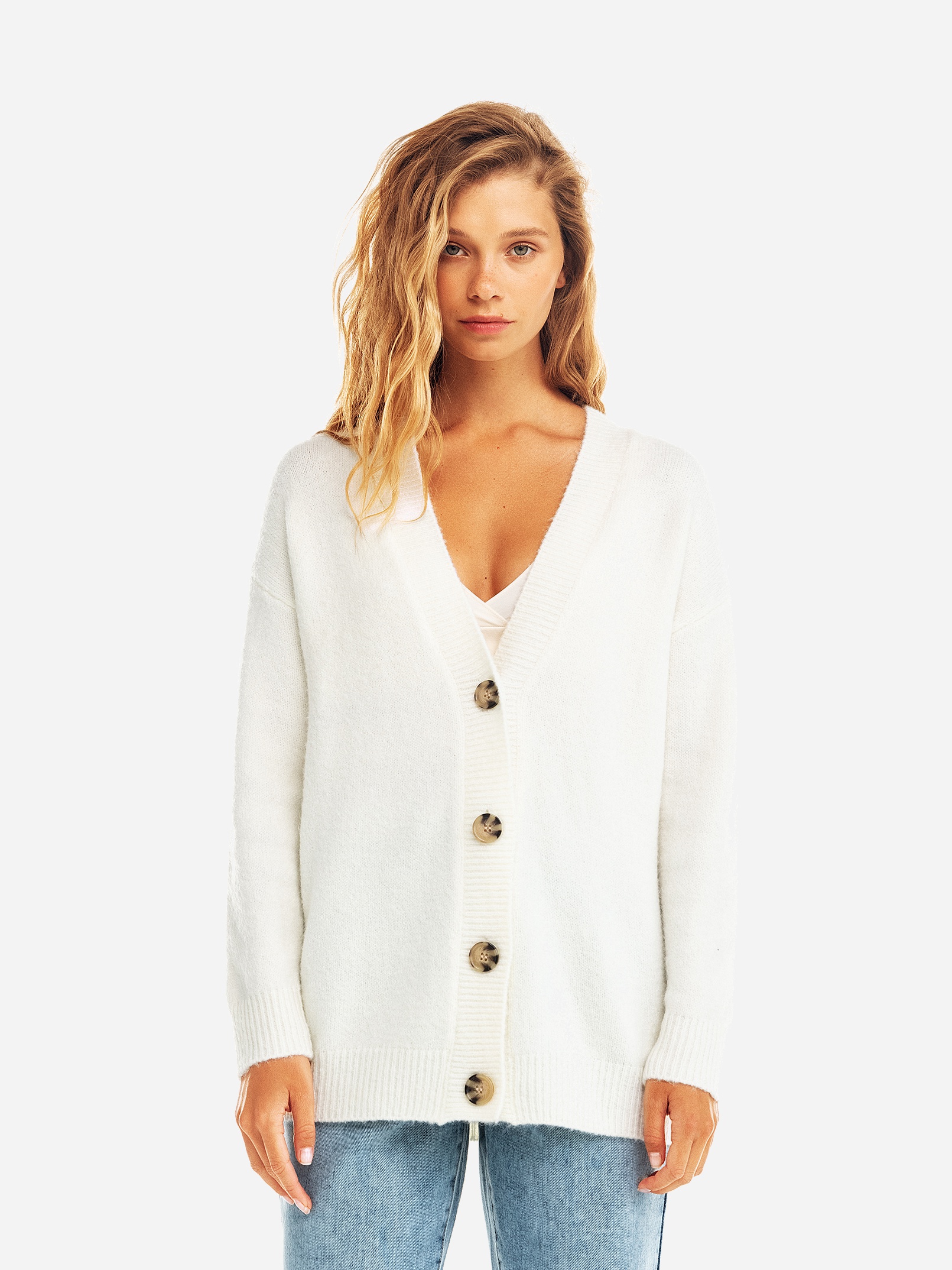 

Кардиган Befree 2131839819-60  Молочный, Кардиган Befree 2131839819-60 XS Молочный