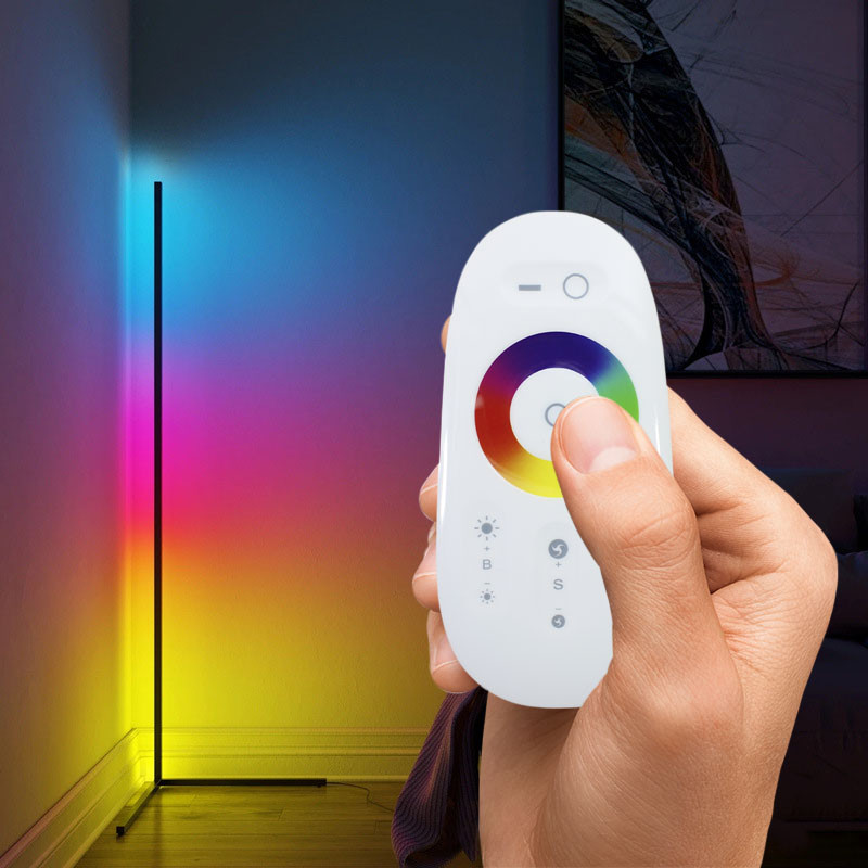 Угловой светильник с подсветкой торшер Lesko YL6002 RGB+Пульт ДУ .