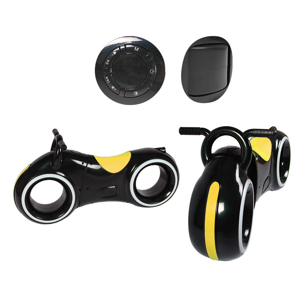 

Беговел GS-0020 Black/Yellow Bluetooth LED-подсветка кор./1/