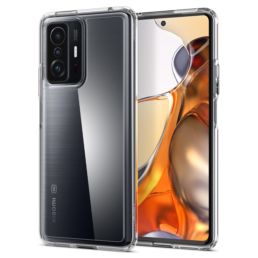 

Чехол Spigen для Xiaomi 11T 5G | 11 Pro 5G Ultra Hybrid Crystal Clear