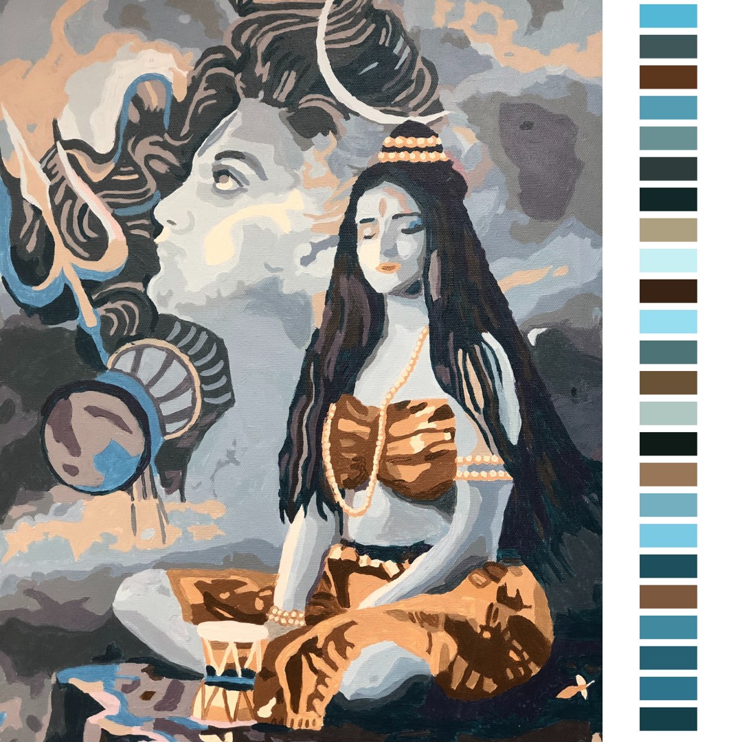 

Картина по номерам Artmeditation Шакти 40х50 см сложность 5/5