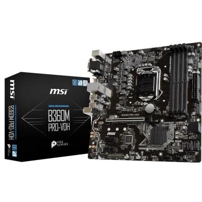 

Материнская плата MSI B360M PRO-VDH (B360M PRO-VDH) Over-Stock