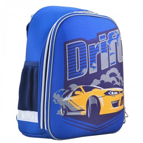 

Рюкзак школьный каркасный 1 Вересня H-12 Drift, 38x29x15 см синий (554605)