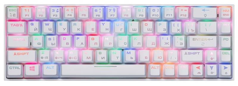 

Клавиатура беспроводная 2E Gaming KG380UWT-BR RGB Gateron Brown Switch Ukr (2E-KG380UWT-BR) White USB/Bluetooth