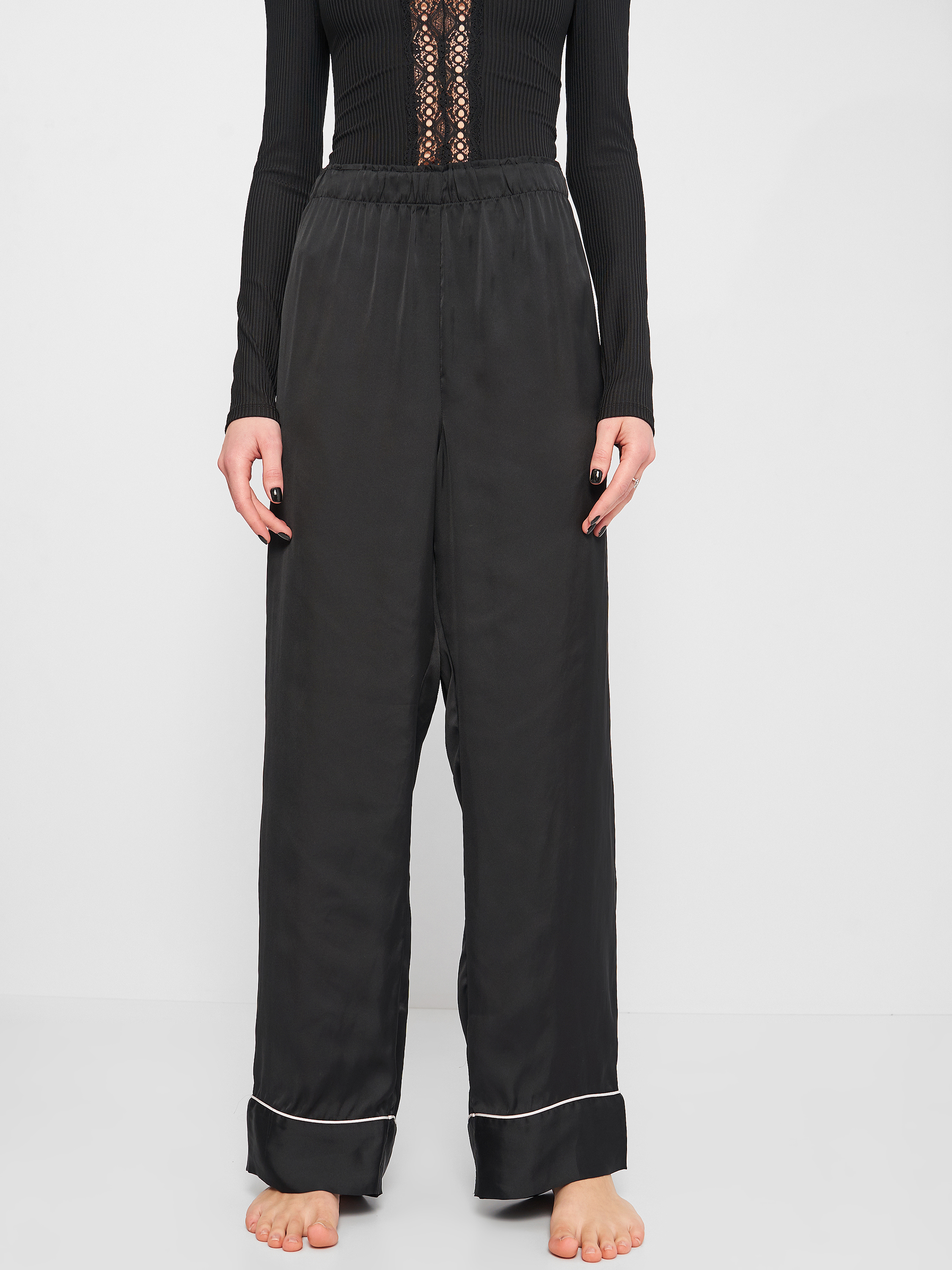 

Брюки для сна H&M  черный 150791817122, Брюки для сна H&M XL черный 150791817122