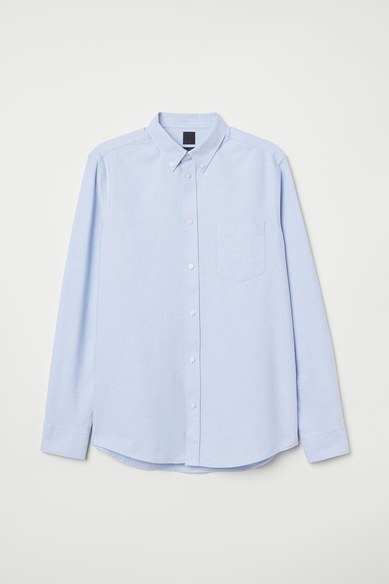 

Рубашка H&M XS голубой 12115842980