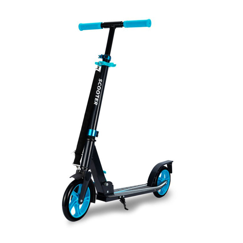 

Cамокат для взрослых двухколесный складной большой Scooter 2028 Blue (F_7347-27991)