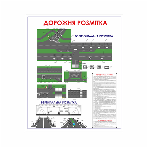 

Плакат Vivay “Дорожня розмітка" А0