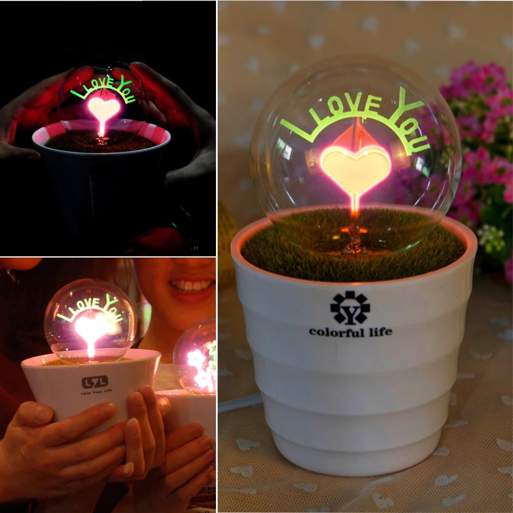 

Декоративная лампа EDISON G80 E27 220v 3W модель ILoveYou (sv0474)