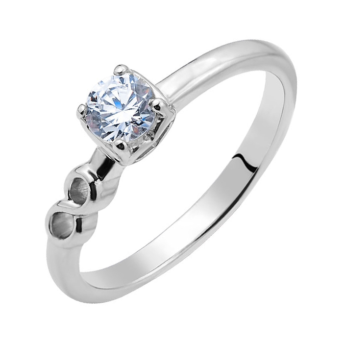 

Серебряное кольцо с фианитом S Zirconia 000103114 15.5 размера