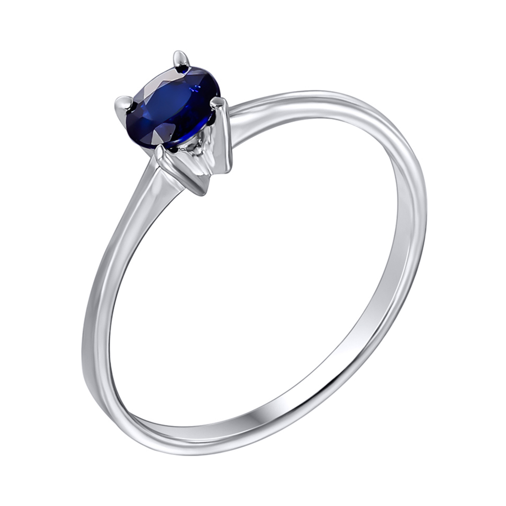 

Серебряное кольцо с сапфиром 000140141 16 размера