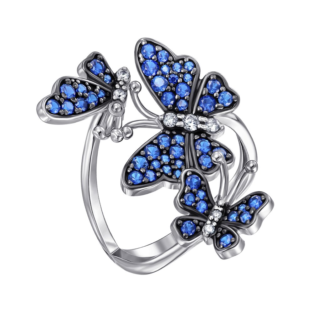 

Кольцо из серебра с фианитами 000151950 16.5 размера