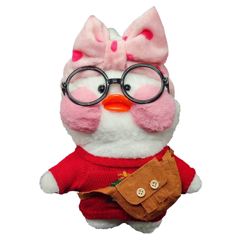 

Мягкая плюшевая игрушка уточка Лалафанфан / Lalafanfan Bambi LALA0001 30 см (LALA0001-6)