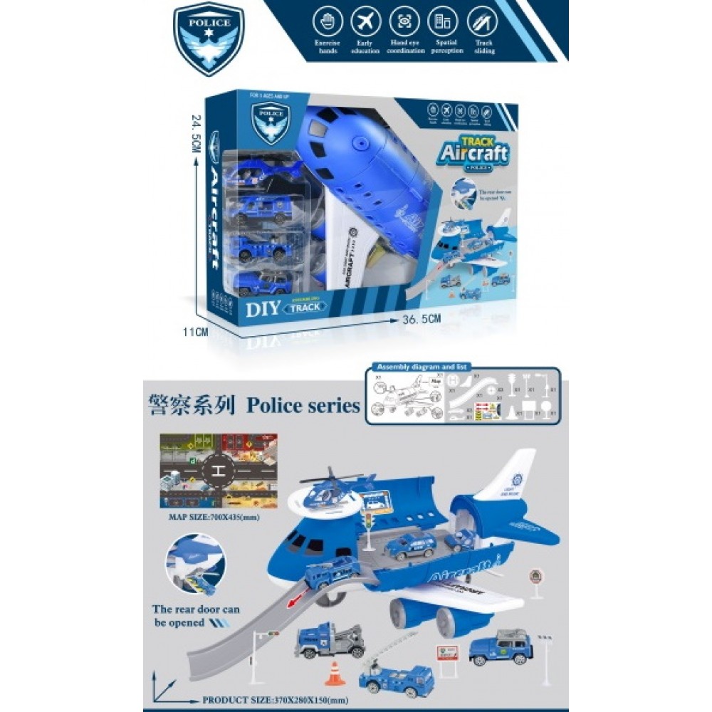 

Игровой набор полицейский самолет с машинками dna-2278-13