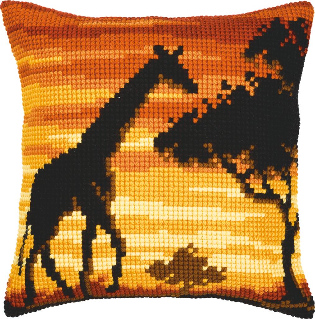 

Набор для вышивания крестом (подушка) Vervaco Giraffe Жираф PN-0008642
